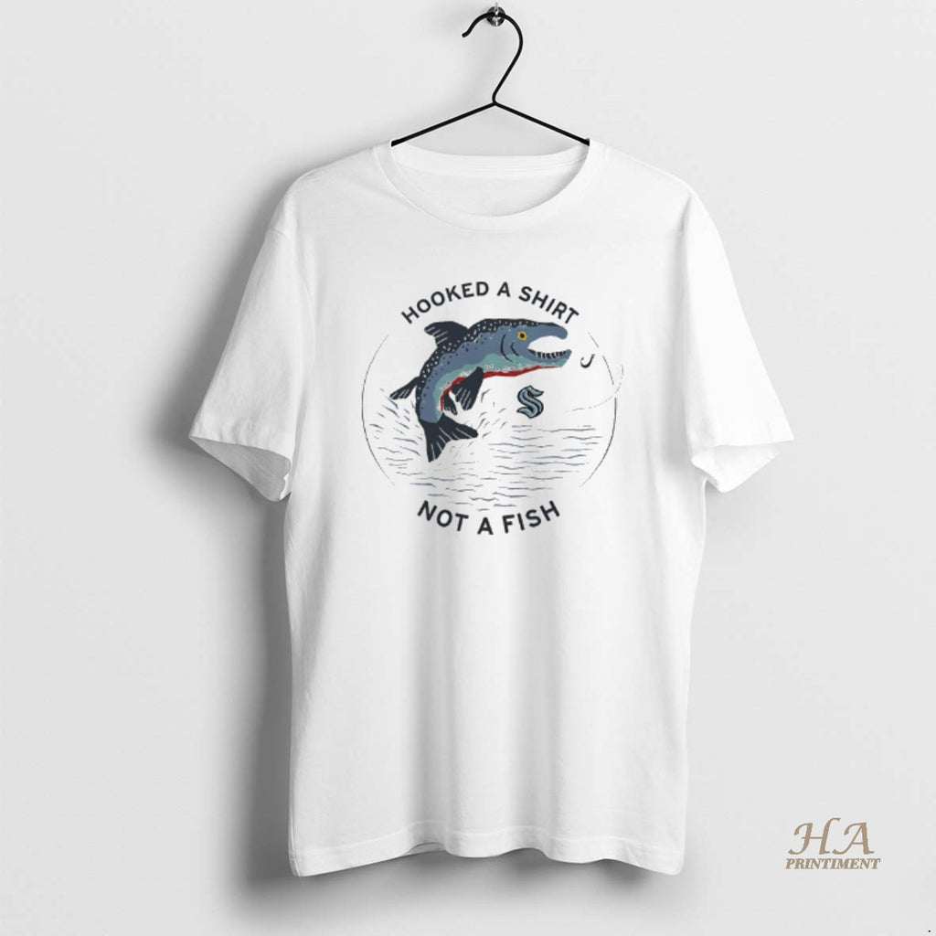 Official Seattle Kraken Hooked A Not A Fish T-Shirts, Hoodie, Sweatshirt | InkNestWear.com