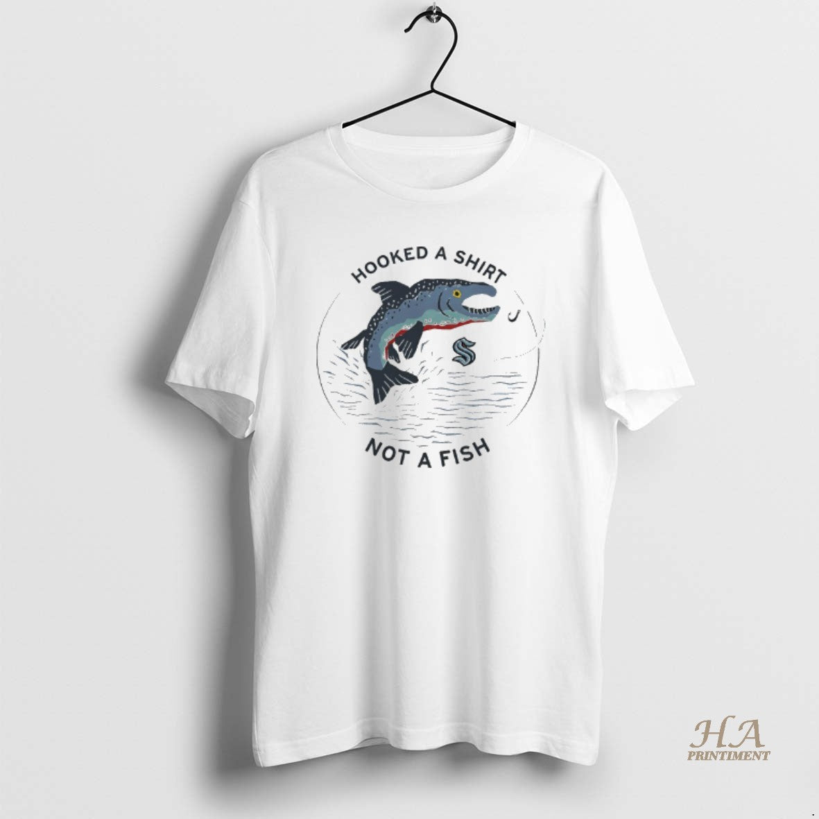Official Seattle Kraken Hooked A Not A Fish T-Shirts, Hoodie, Sweatshirt | InkNestWear.com