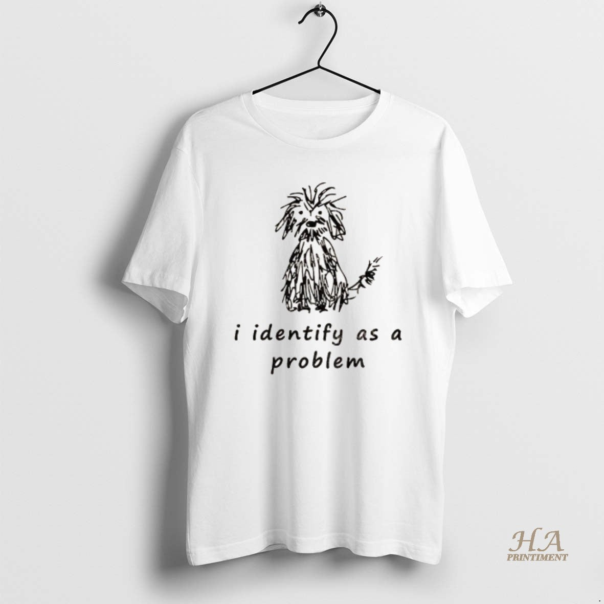 Official Self Doubt Funny I Identify As A Problem T-Shirts, Hoodie, Sweatshirt | InkNestWear.com