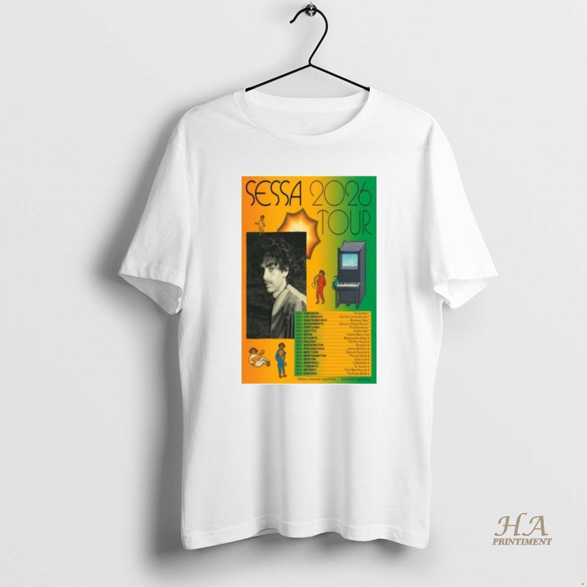 Official Sessa Usa Canada Tour 2026 T-Shirts, Hoodie, Sweatshirt | InkNestWear.com