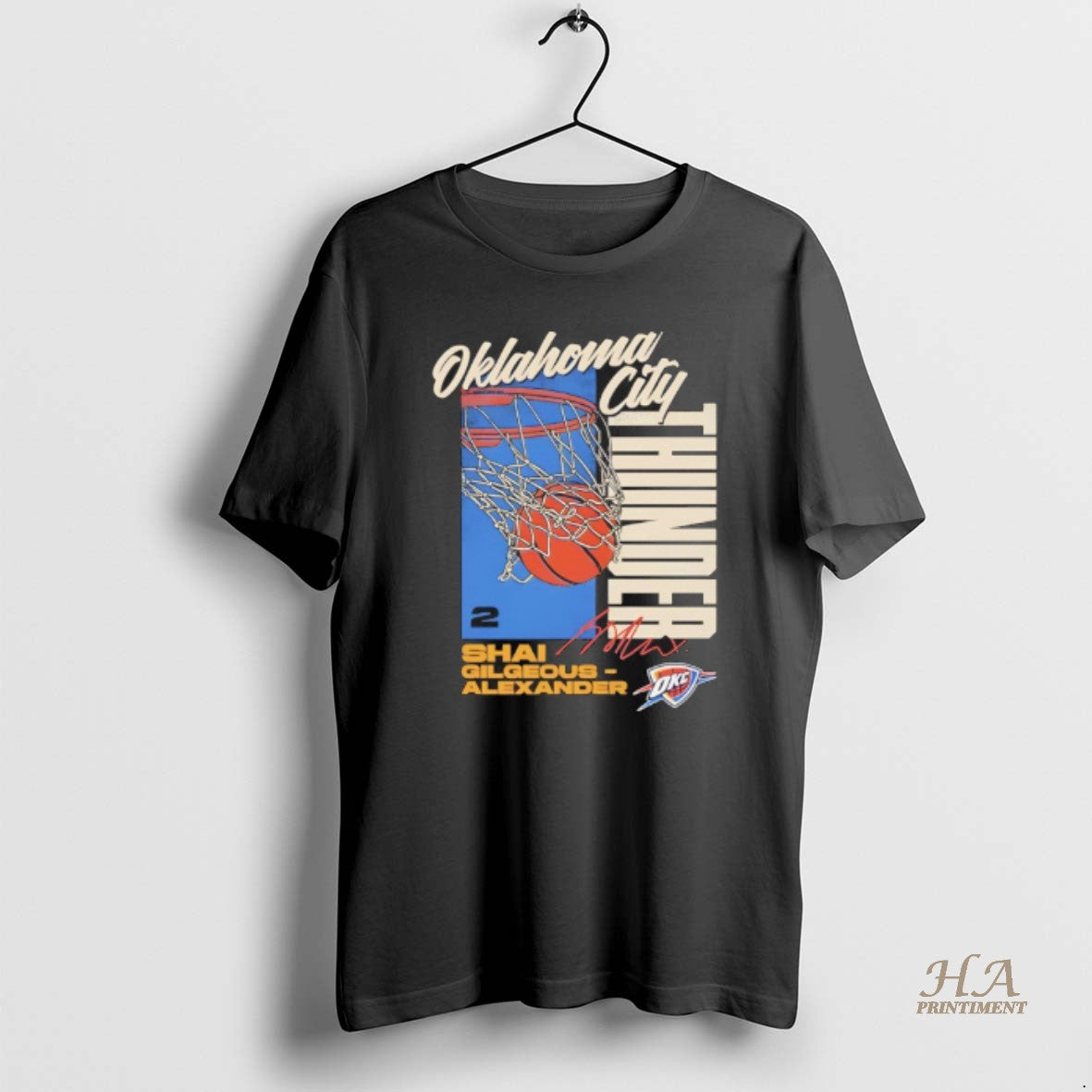 Official Shai Gilgeous Alexander Oklahoma City Thunder All Net Signature T-Shirts, Hoodie, Sweatshirt | InkNestWear.com