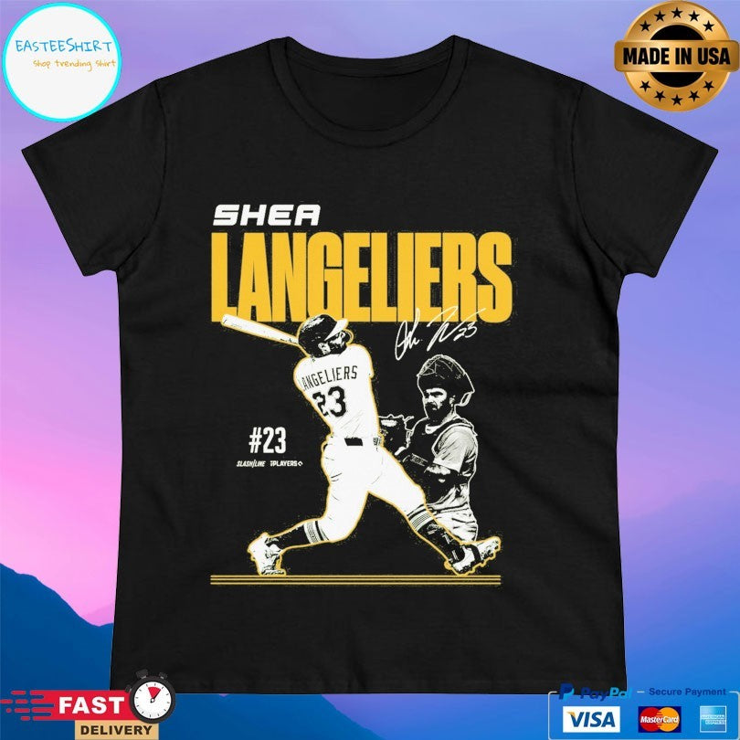 Shea Langeliers Oakland Athletics Signature 2026 T-shirt