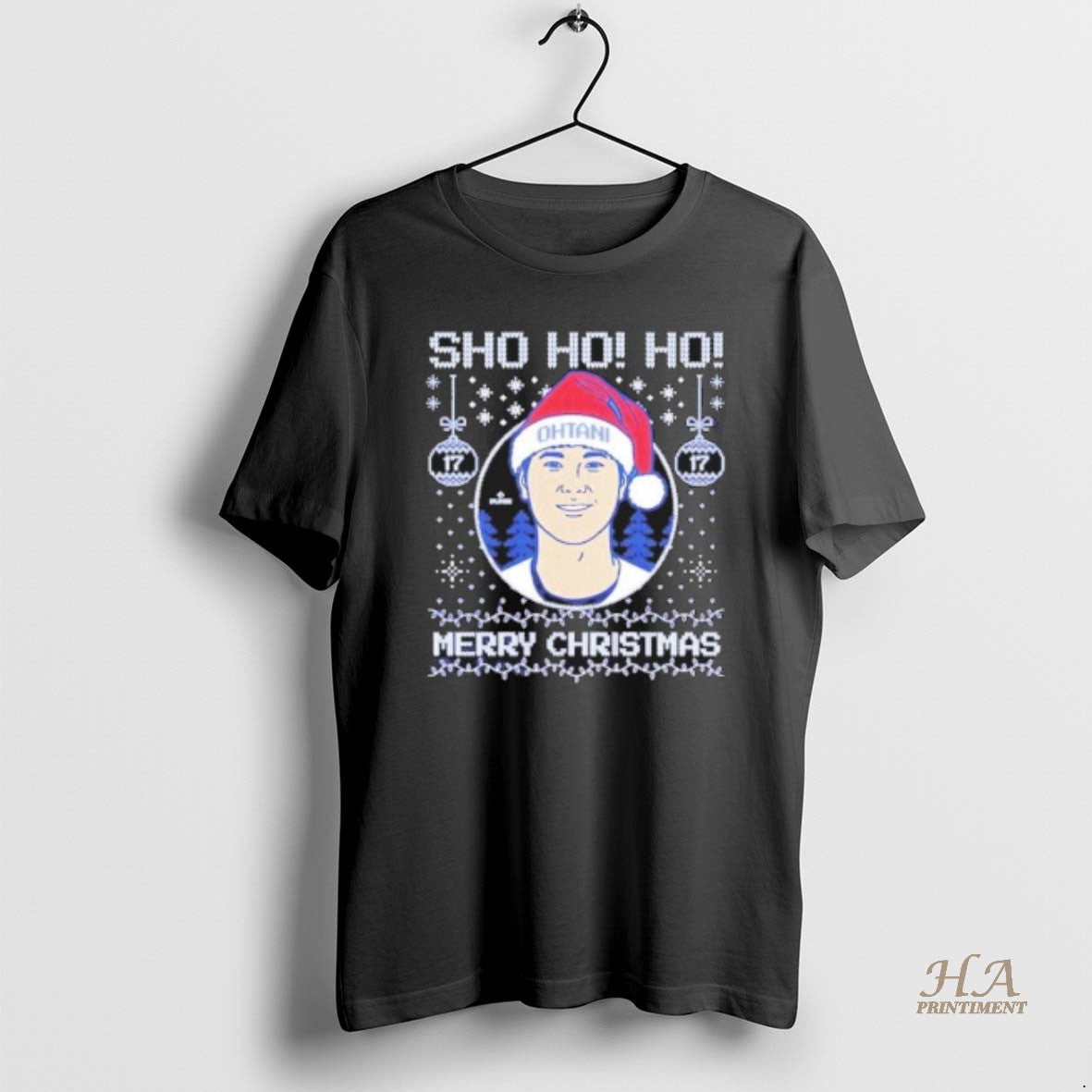 Official Sho Ho Ho Merry Christmas Shohei Ohtani T-Shirts, Hoodie, Sweatshirt | InkNestWear.com