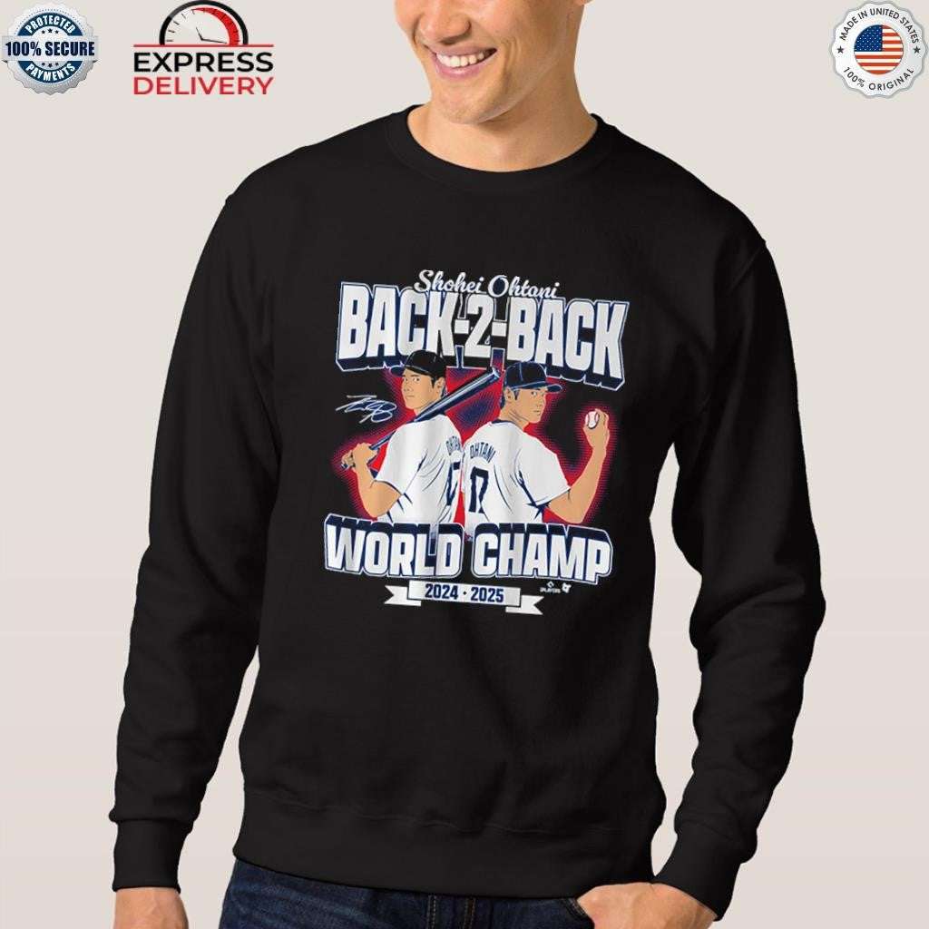 Shohei Ohtani Back-to-Back World Champs Shirt