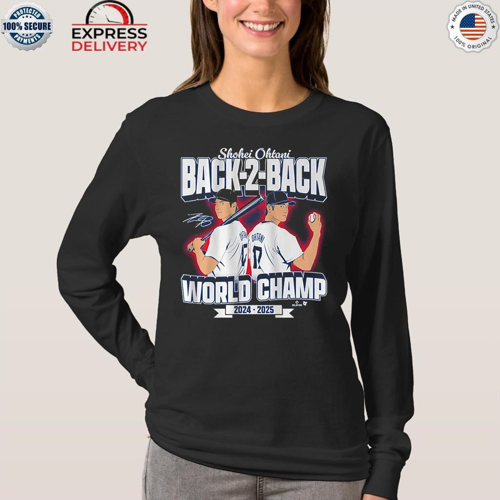 Shohei Ohtani Back-to-Back World Champs Shirt