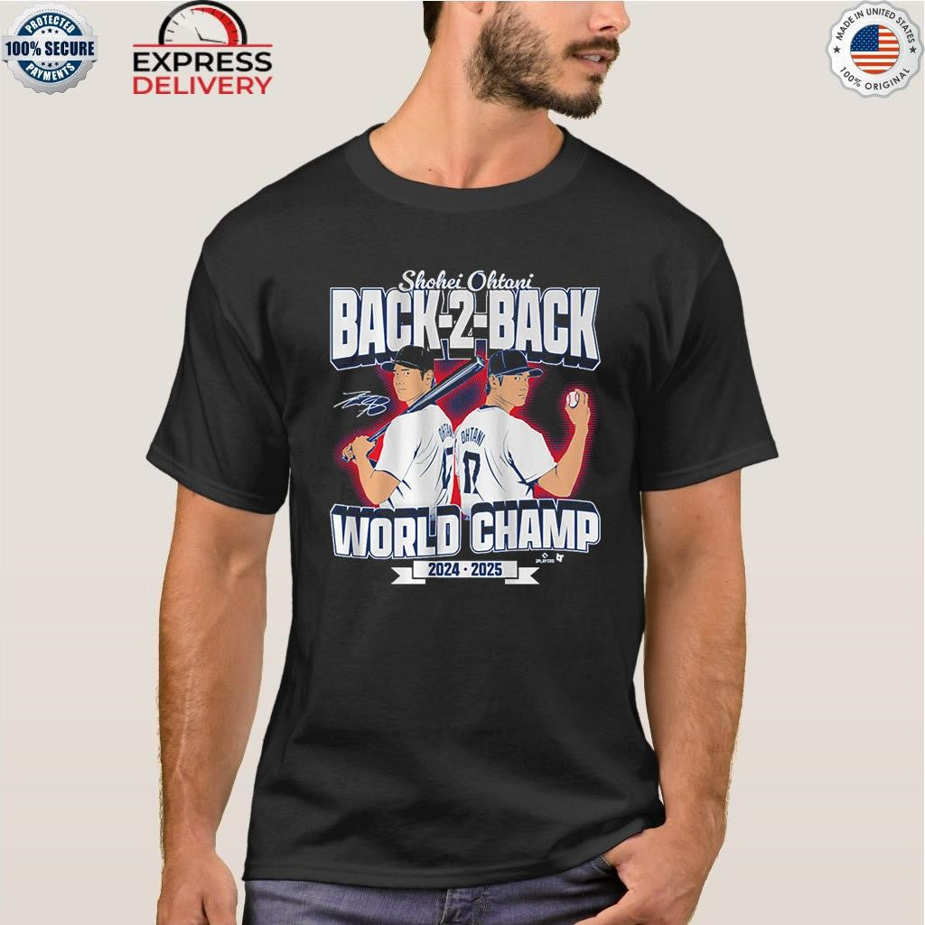 Shohei Ohtani Back-to-Back World Champs Shirt