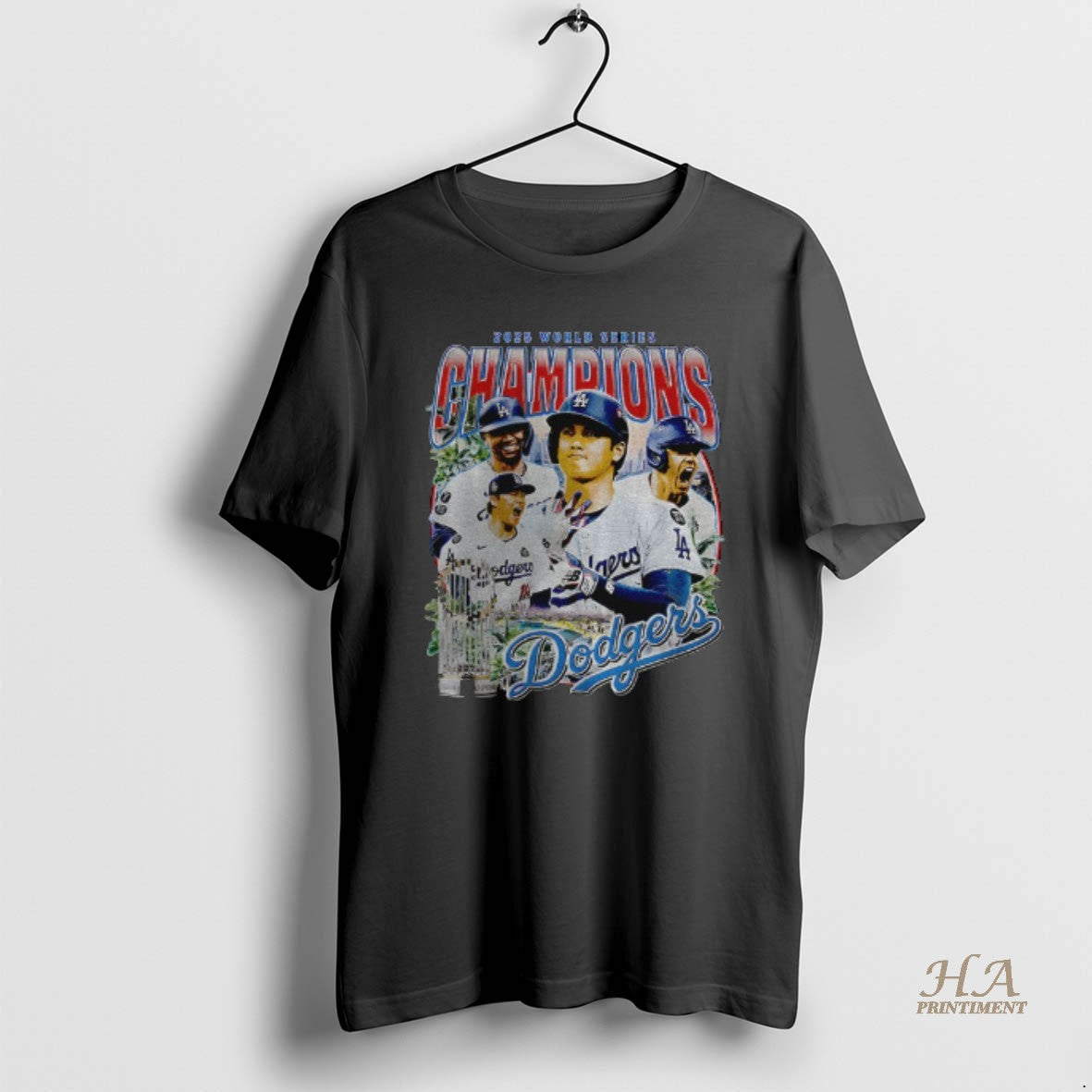 Official Shohei Ohtani Yoshinobu Yamamoto Iconic Moment Los Angeles Dodgers Mlb Baseball World Series Graphic T-Shirts,...