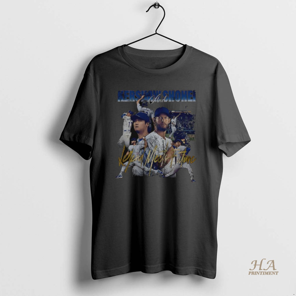 Official Shohei Ohtani And Clayton Kershaw Los Angeles Dodgers Legend Meets Future Mlb Baseball Vintage T-Shirts, Hoodie,...
