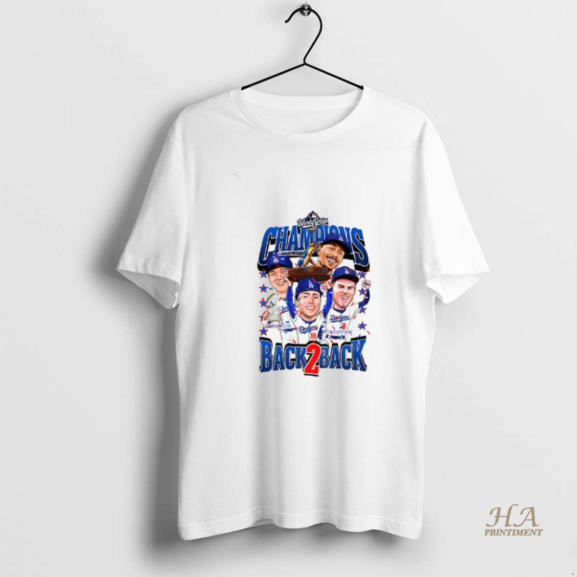 Official Shohei Ohtani Big Four Los Angeles Dodgers World Series Champions Back To Back Cartoon T-Shirts, Hoodie, Sweatshirt