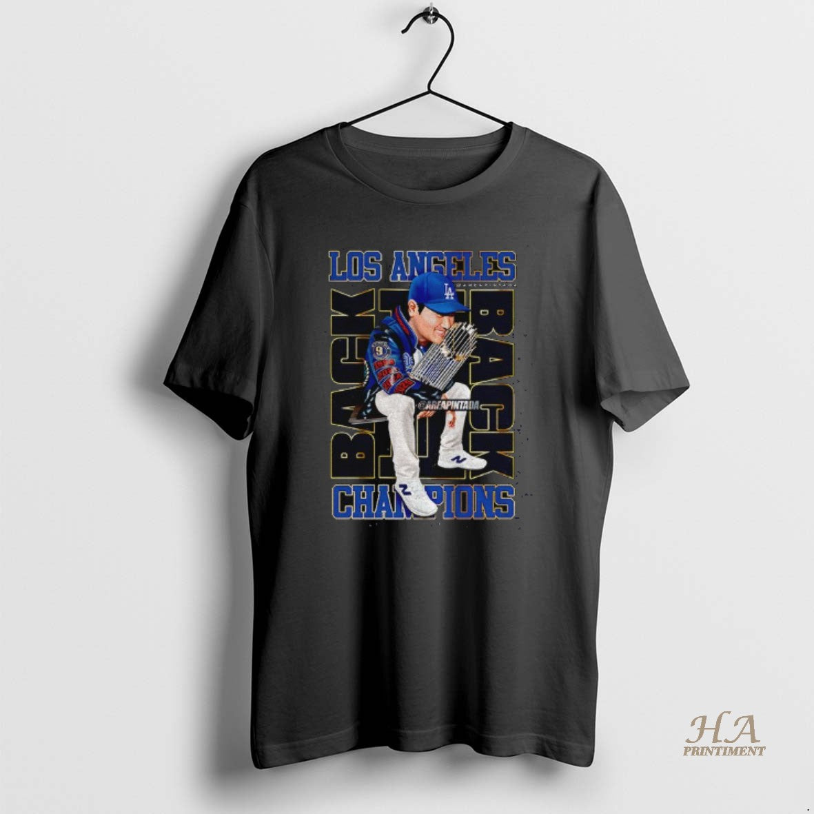 Official Shohei Ohtani Hold Trophy Los Angeles Dodgers World Series Champions Back To Back 2025 T-Shirts, Hoodie, Sweatshirt