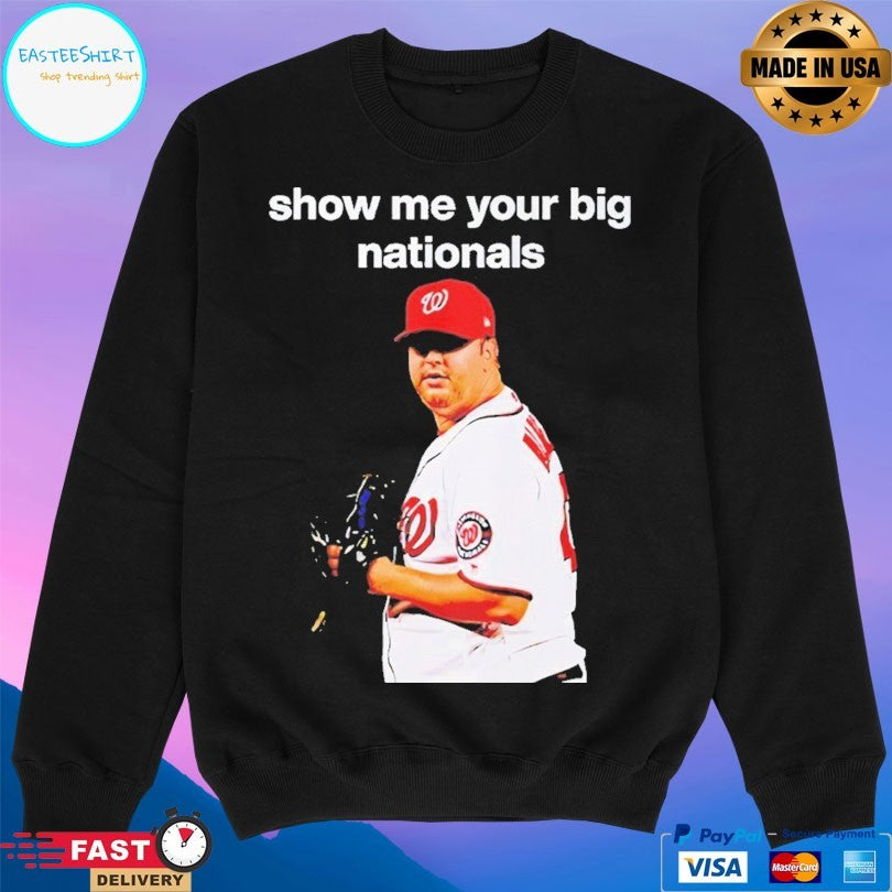 Show Me Your Big National’s Matt Albers T-shirt