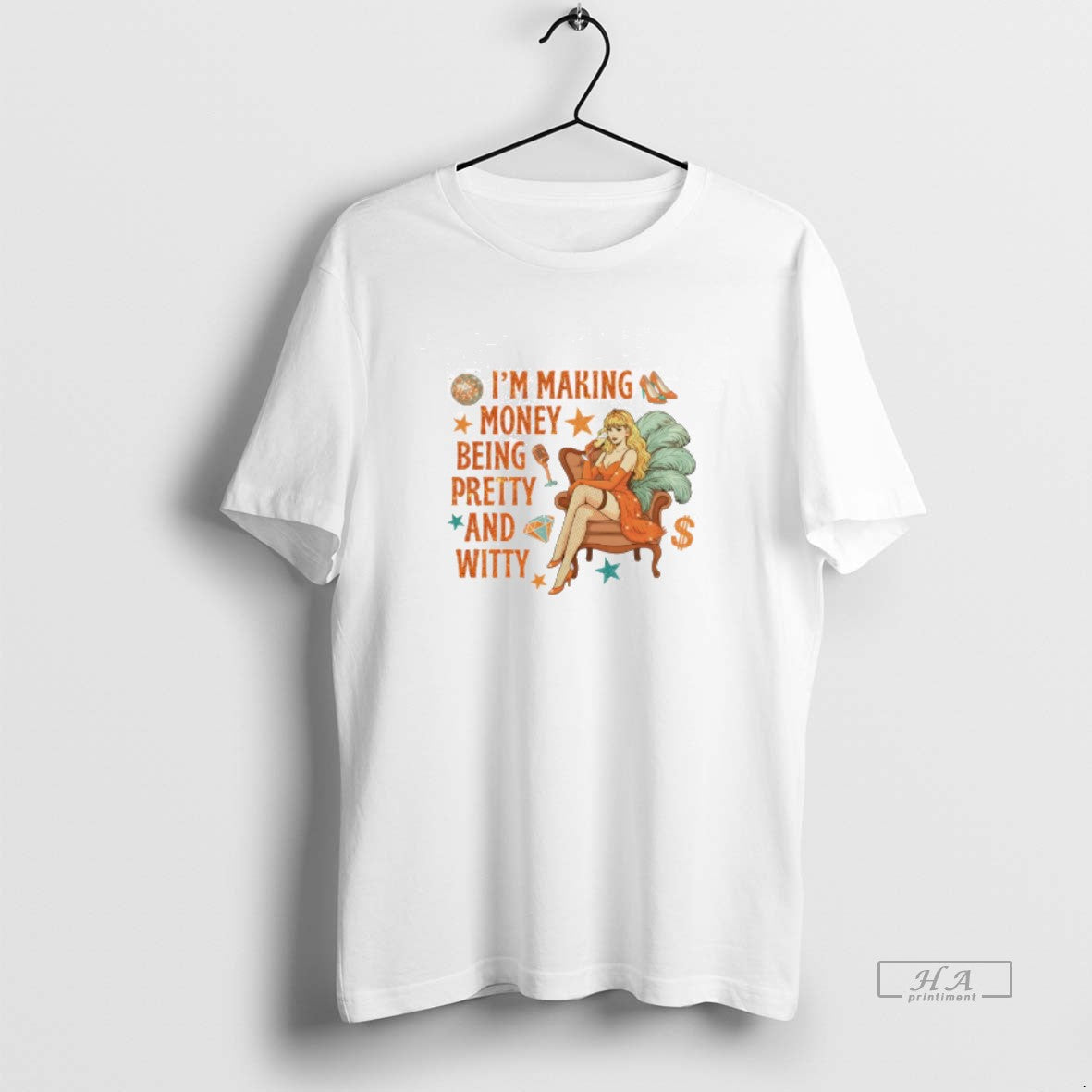 Official Showgirl Era Swiftie Im Making Money Being Pretty And Witty T-Shirts, Hoodie, Sweatshirt | InkNestWear.com