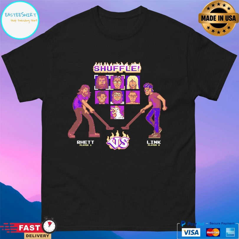 Shuffleboard Arcade Rhett Vs Link T-shirt