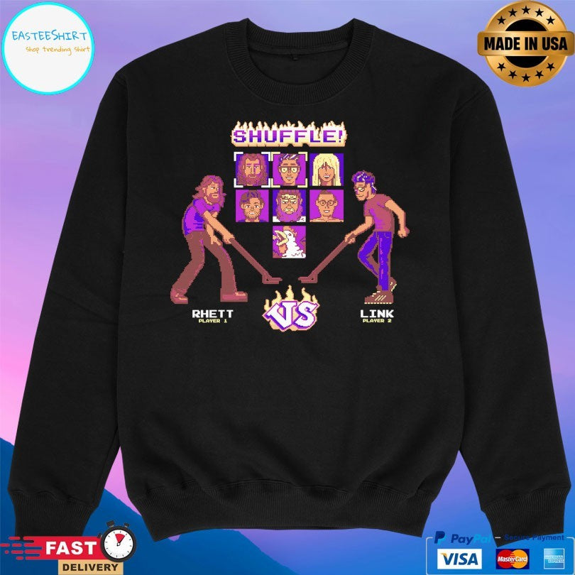 Shuffleboard Arcade Rhett Vs Link T-shirt
