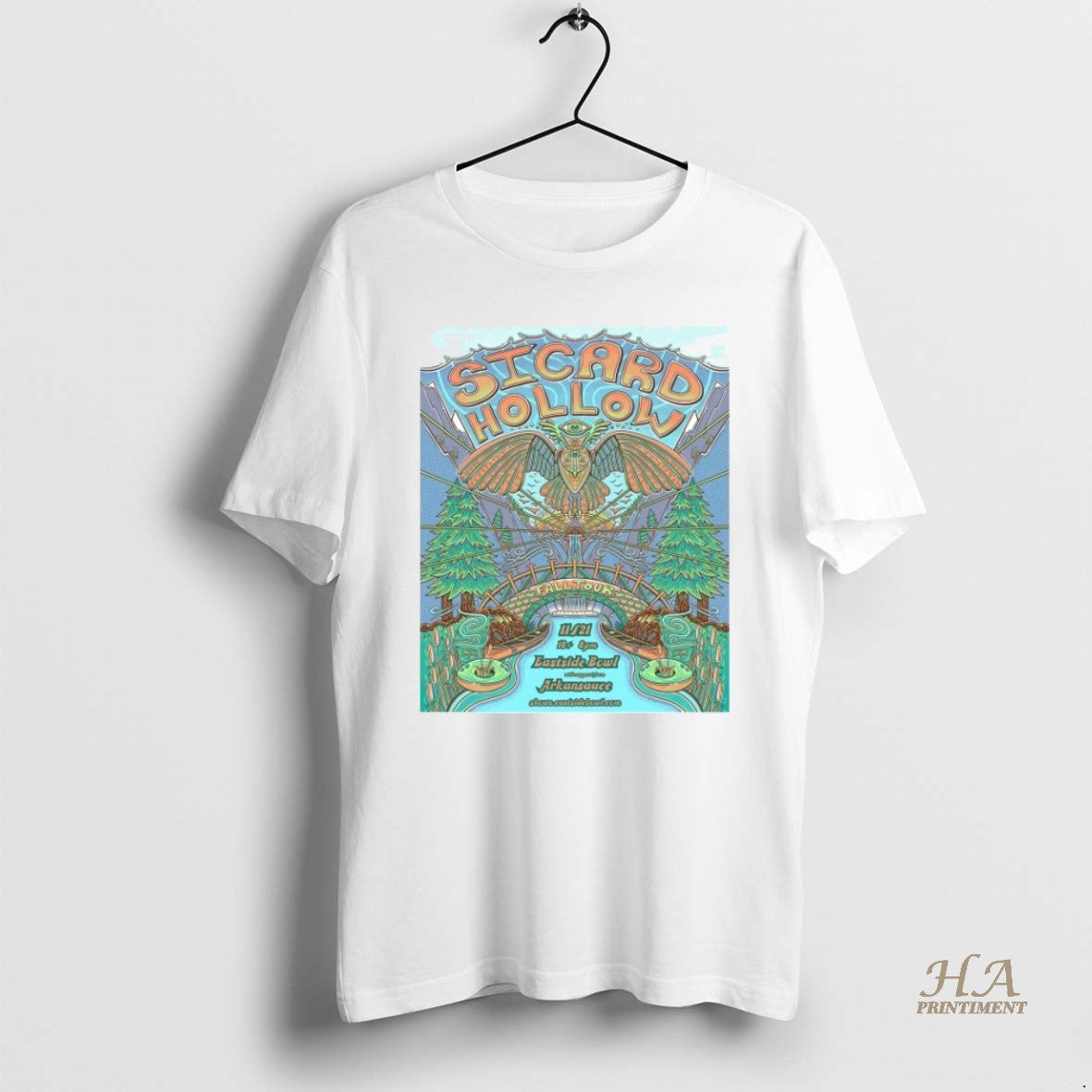 Official Sicard Hollow Fall Tour Eastside Bowl Nashville Tn Nov 21 2025 T-Shirts, Hoodie, Sweatshirt | InkNestWear.com