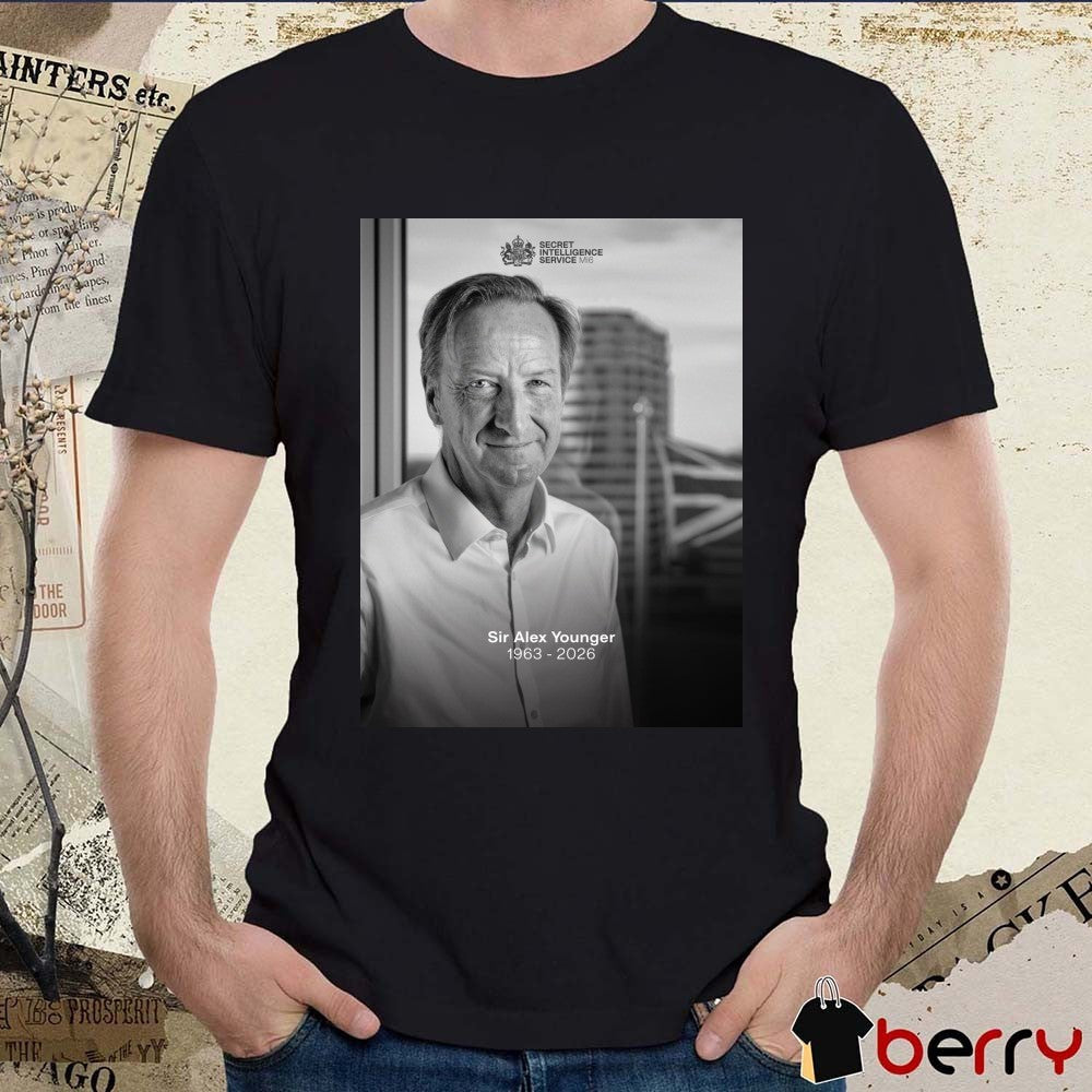 Sir Alex Younger 1963 – 2026 MI6 Poster t-shirt