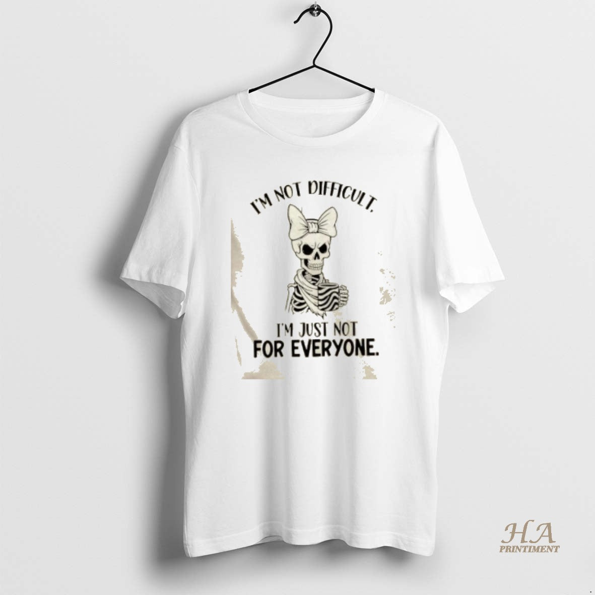 Official Skeleton Im Not Difficult T-Shirts, Hoodie, Sweatshirt | InkNestWear.com