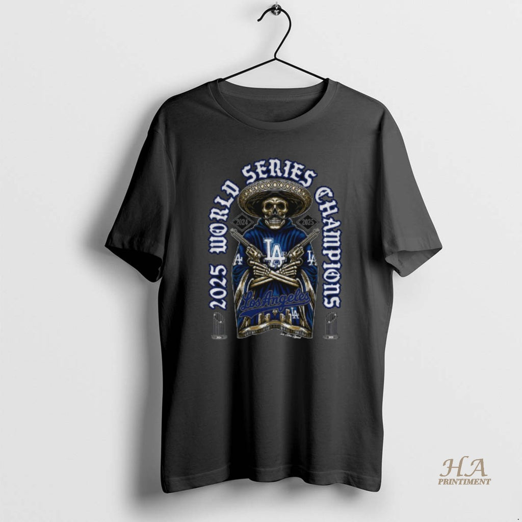 Official Skeleton Mexico Los Angeles Dodgers Back 2 Back World Series Champions Game 7 Of T-Shirts, Hoodie, Sweatshirt