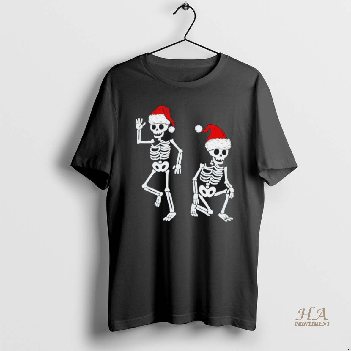 Official Skeleton Santa Hat Anti Trump Merry Christmas T-Shirts, Hoodie, Sweatshirt | InkNestWear.com