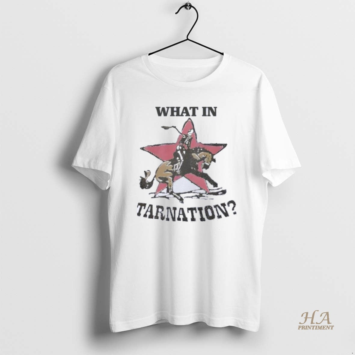 Official Skeleton Riding Horse What In Tarnation Vintage T-Shirts, Hoodie, Sweatshirt | InkNestWear.com