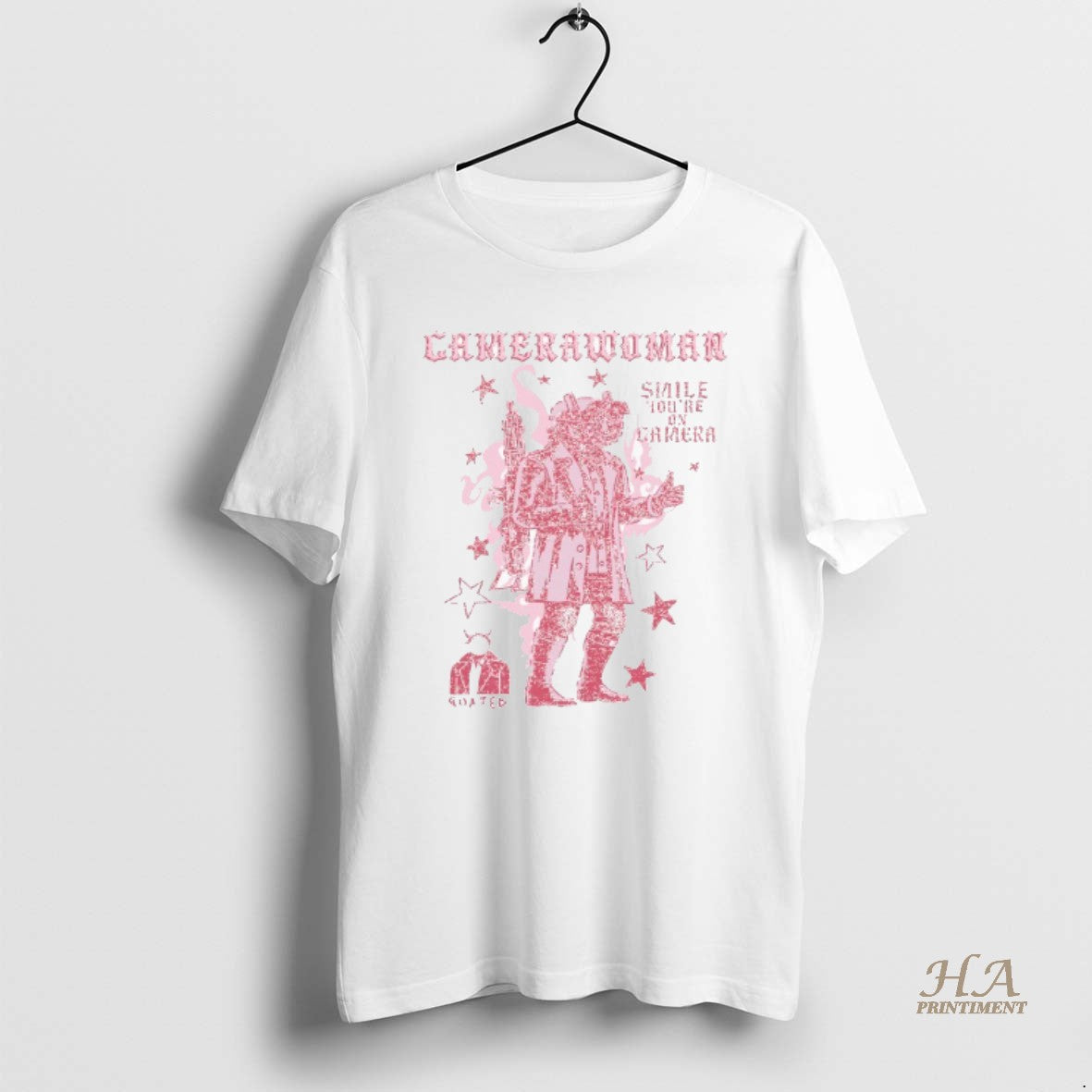 Official Skibidi Toilet Camerawoman Smile Youre On Camera Goated T-Shirts, Hoodie, Sweatshirt | InkNestWear.com