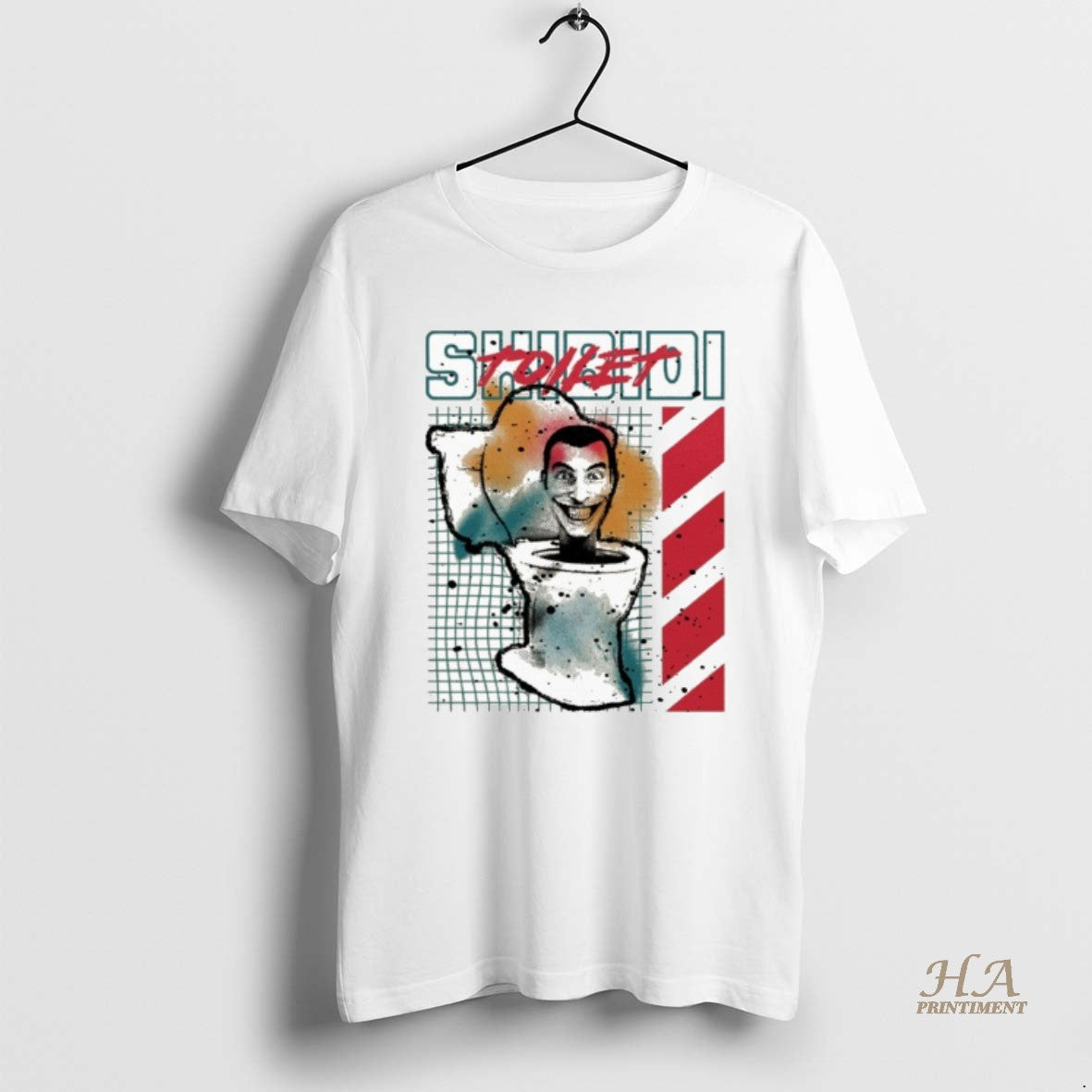 Official Skibidi Toilet Splatter Paint T-Shirts, Hoodie, Sweatshirt | InkNestWear.com