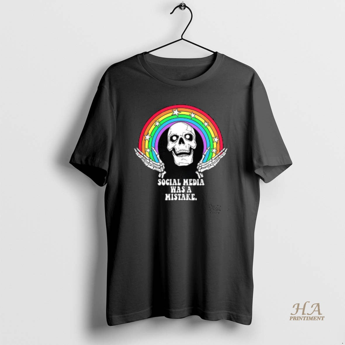 Official Skull Social Media Was A Mistake T-Shirts, Hoodie, Sweatshirt | InkNestWear.com