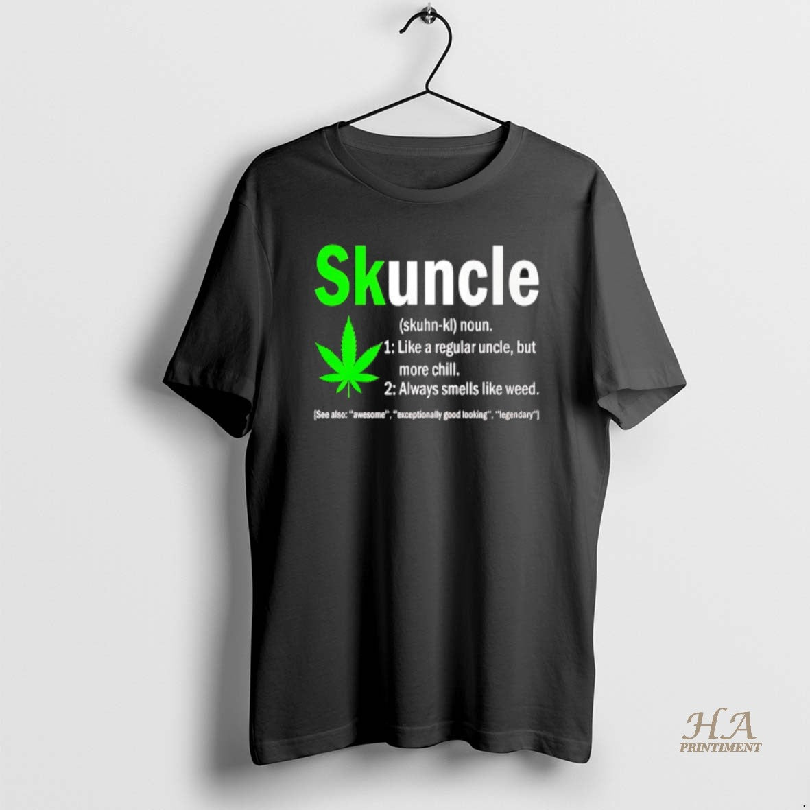 Official Skuncle Like A Regular Uncle But More Chill Always Smells Like Weed T-Shirts, Hoodie, Sweatshirt | InkNestWear.com