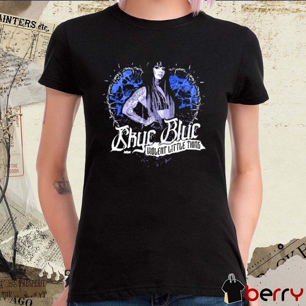 Skye Blue Violent Little Thing AEW 2025 Vintage t-shirt