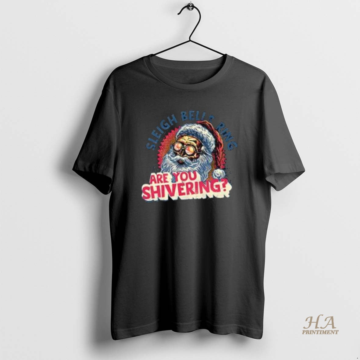 Official Sleigh Bells Ring Santa Are You Shivering T-Shirts, Hoodie, Sweatshirt | InkNestWear.com