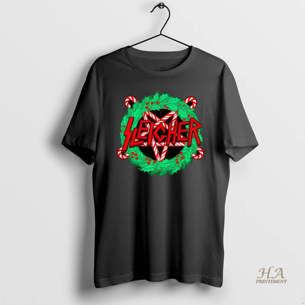 Official Sleigher Christmas Wreath 2025 Christmas T-Shirts, Hoodie, Sweatshirt | InkNestWear.com