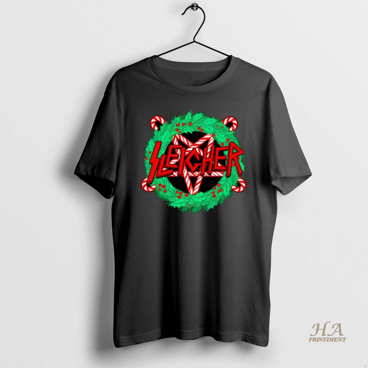 Official Sleigher Christmas Wreath 2025 Christmas T-Shirts, Hoodie, Sweatshirt | InkNestWear.com