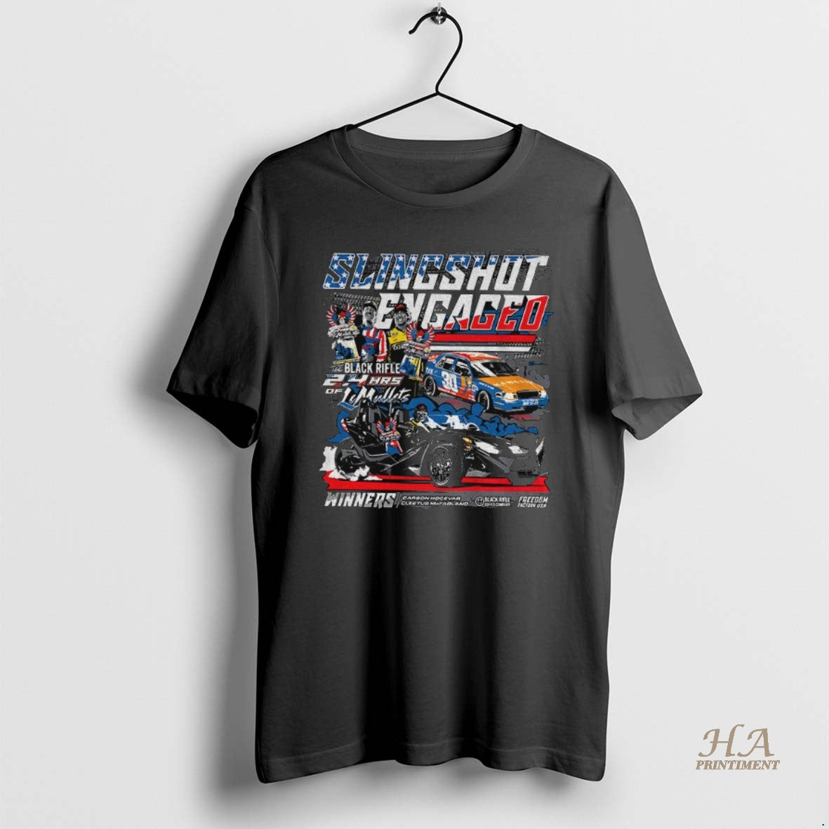 Official Slingshot Engaged Carson Hocevar Cleetus Mcfarland 24 Hrs Of Lemullets Winners Nascar T-Shirts, Hoodie, Sweatshirt