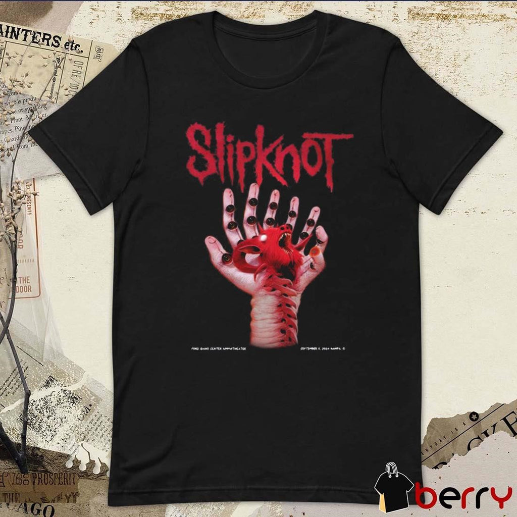 Slipknot Ford Idaho Center Amphitheater Nampa ID September 11 2024 Event t-shirt