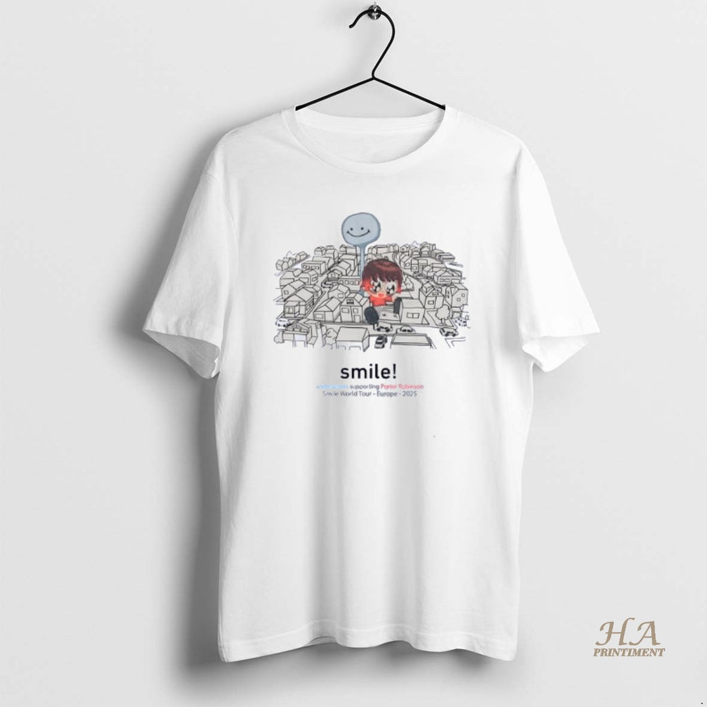 Official Smile Underscores Supporting Porter Robinson Smile World Tour 2025 T-Shirts, Hoodie, Sweatshirt | InkNestWear.com
