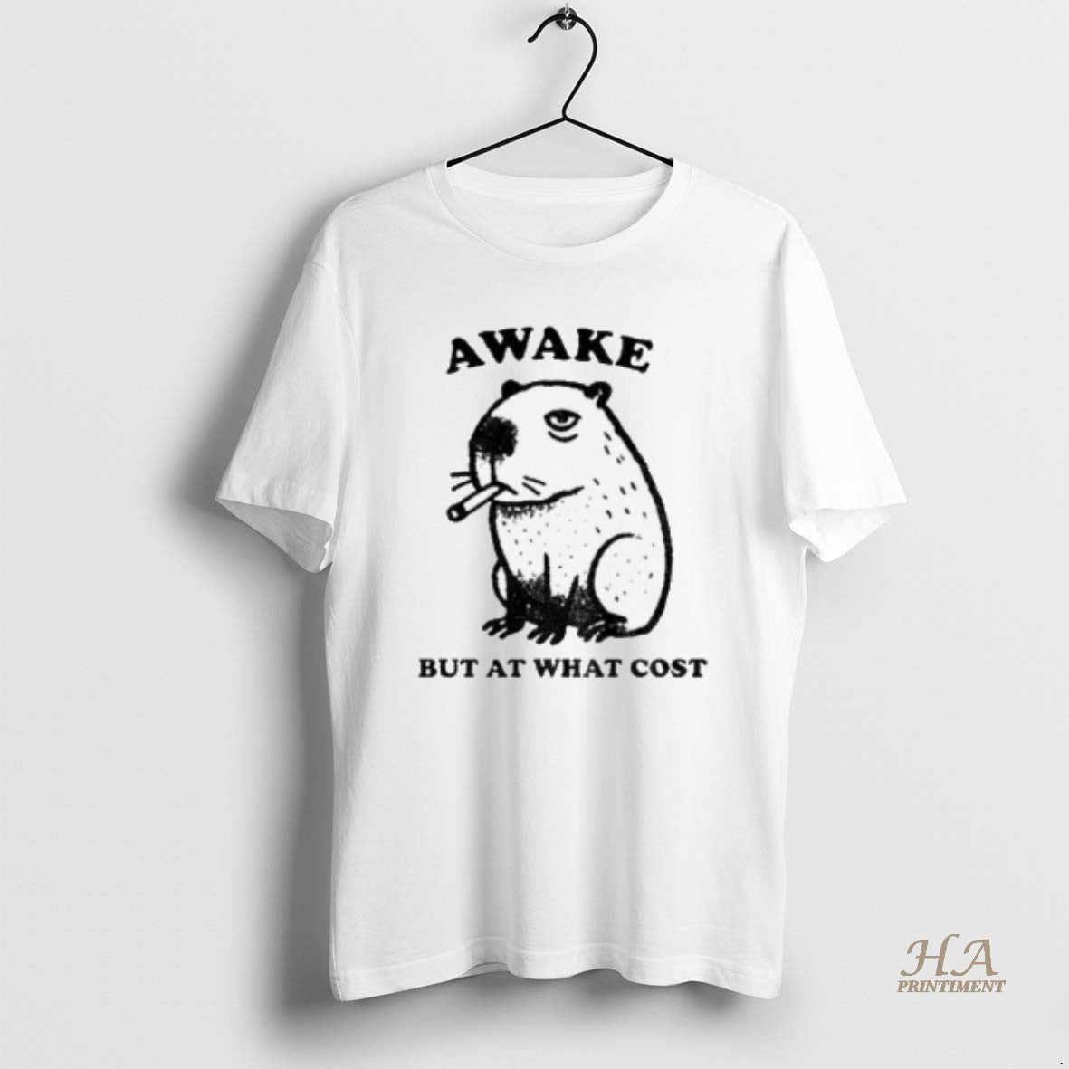 Official Smoking Capybara Waffle But At What Cost T-Shirts, Hoodie, Sweatshirt | InkNestWear.com