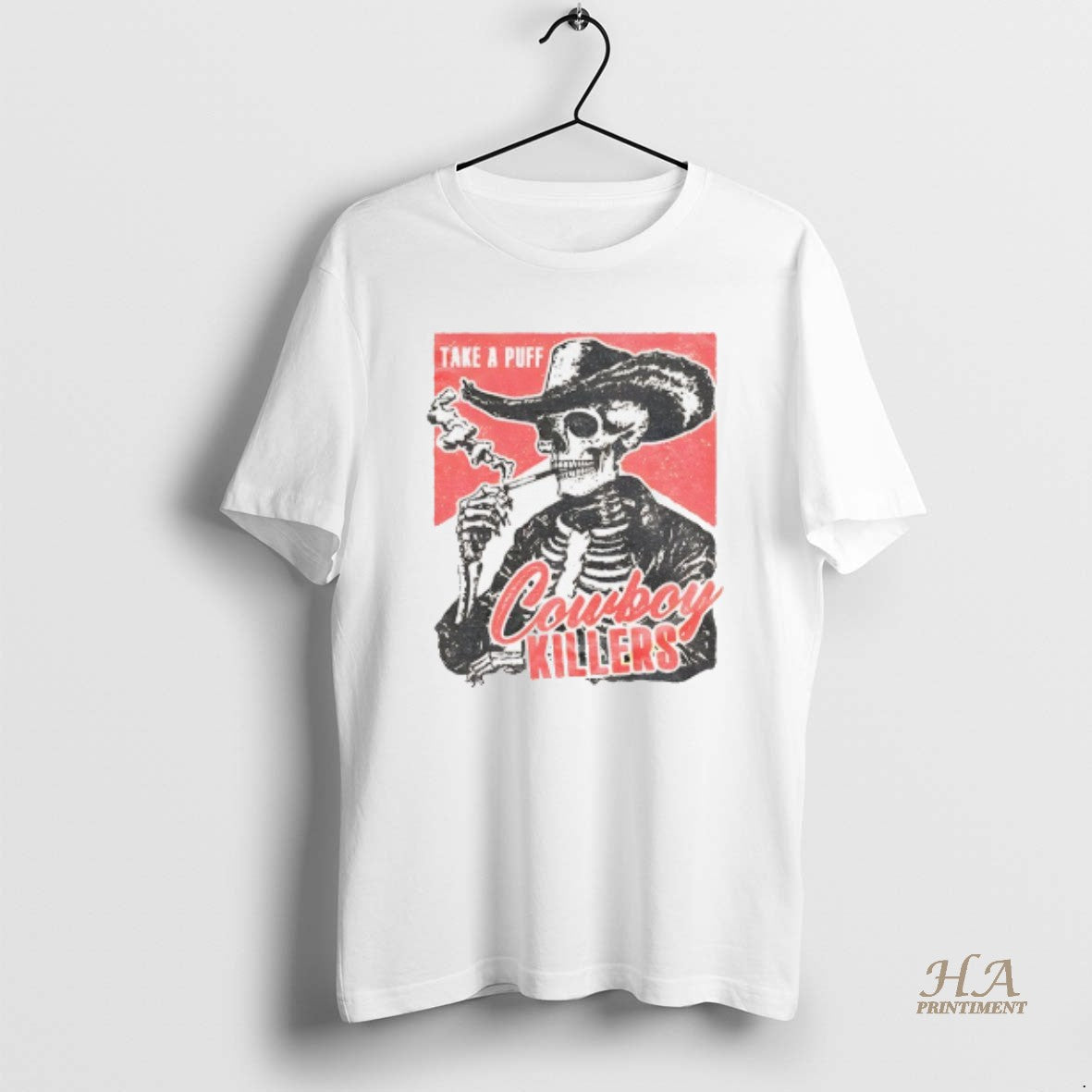Official Smoking Skeleton Cowboy Killers Take A Puff T-Shirts, Hoodie, Sweatshirt | InkNestWear.com