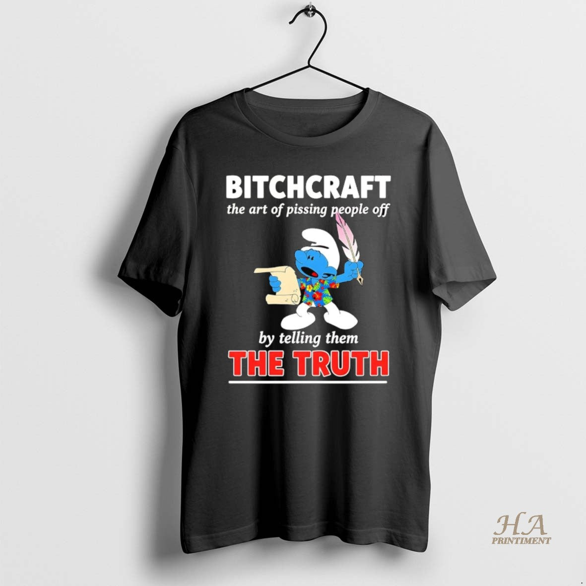 Official Smurf Bitchcraft The Art Of Pissing People Off By Telling Them The Truth T-Shirts, Hoodie, Sweatshirt