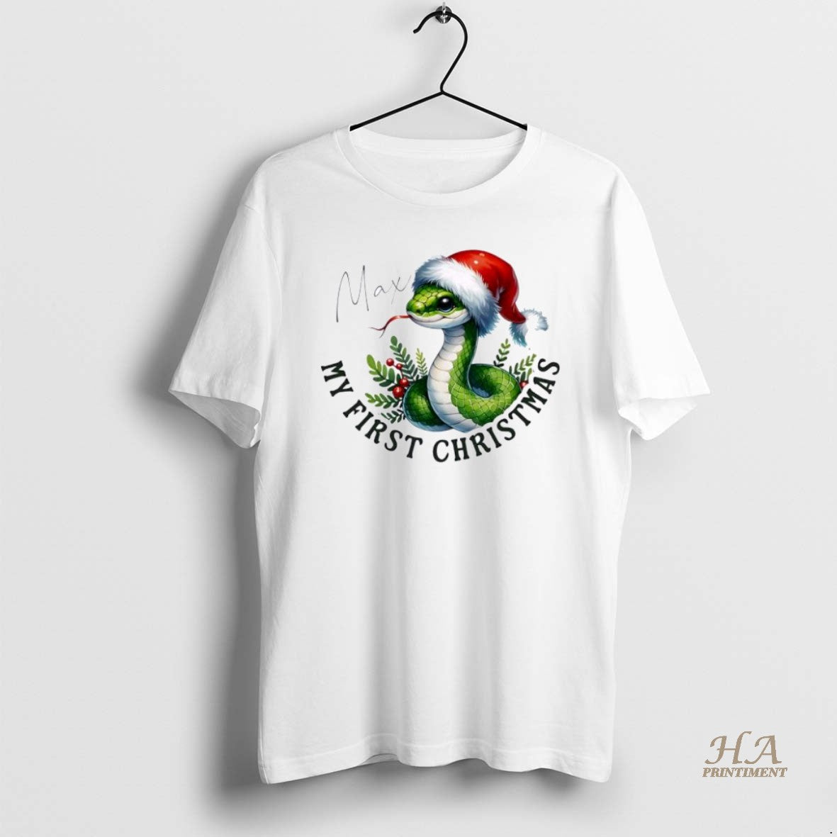 Official Snake Xmas Babys First Christmas Personalized Ornaments White T-Shirts, Hoodie, Sweatshirt | InkNestWear.com
