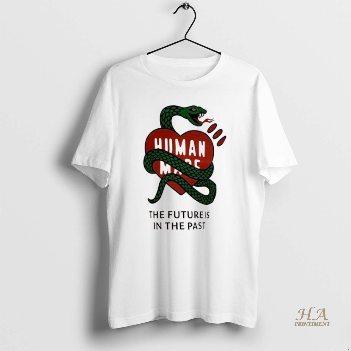 Official Snake Human Made The Futures Is In The Past T-Shirts, Hoodie, Sweatshirt | InkNestWear.com
