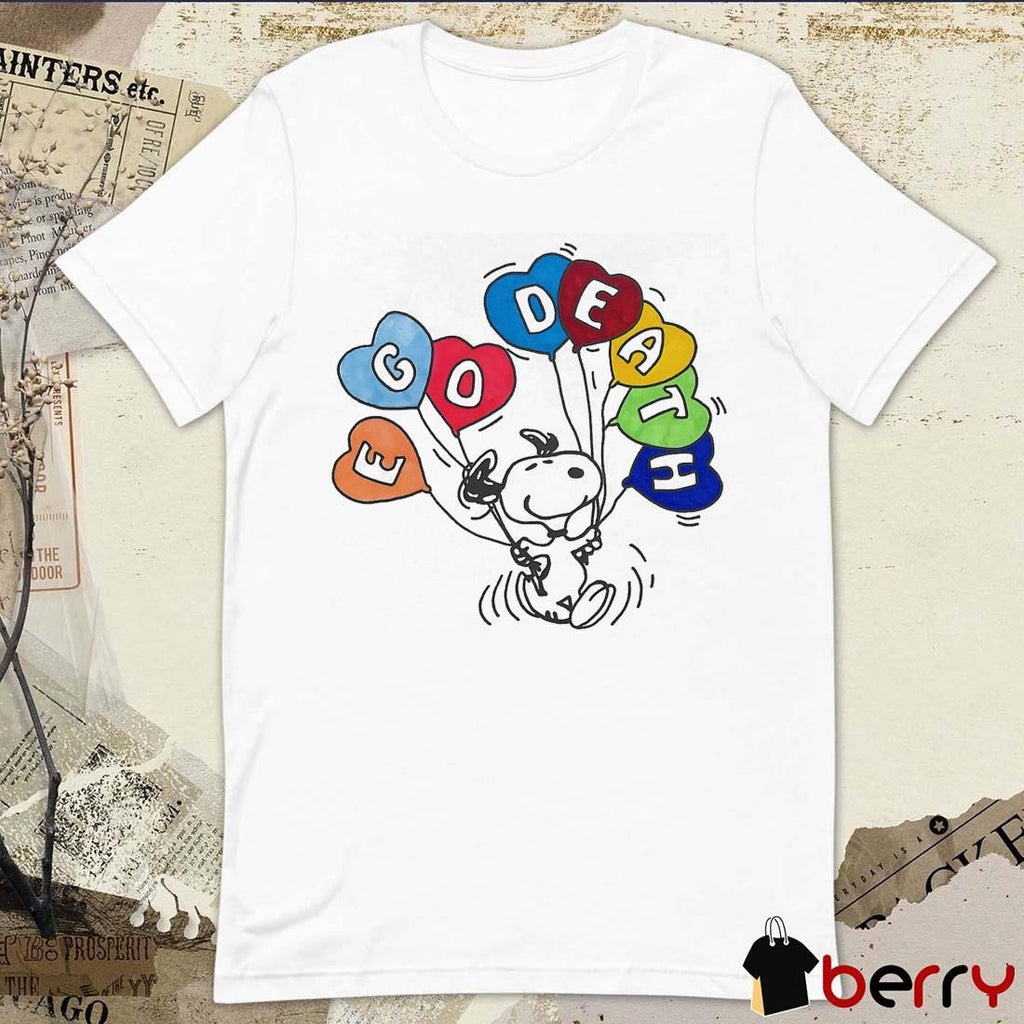Snoopy EGo Death Painting t-shirt