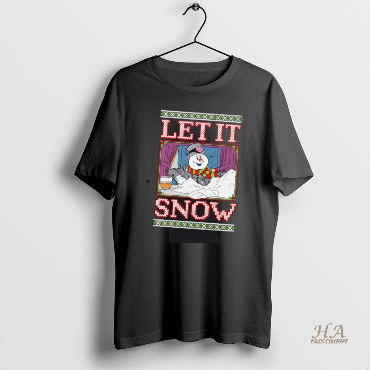 Official Snowman Let It Snow Ugly Christmas T-Shirts, Hoodie, Sweatshirt | InkNestWear.com