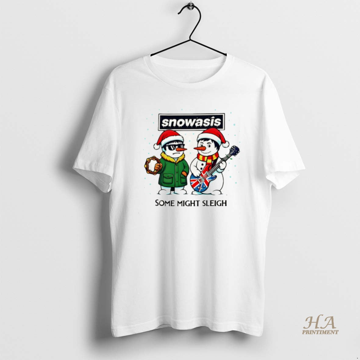 Official Some Might Sleigh Snowman Rock Band Parody Snowasis T-Shirts, Hoodie, Sweatshirt | InkNestWear.com