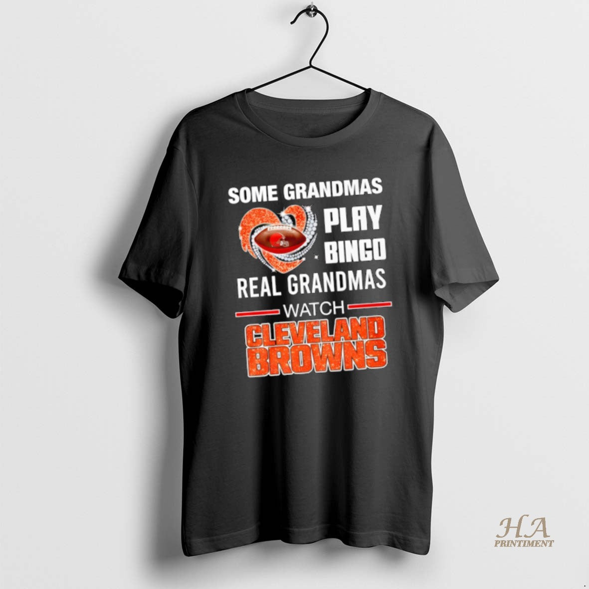 Official Some Grandmas Play Bingo Real Grandmas Watch Cleveland Browns T-Shirts, Hoodie, Sweatshirt | InkNestWear.com