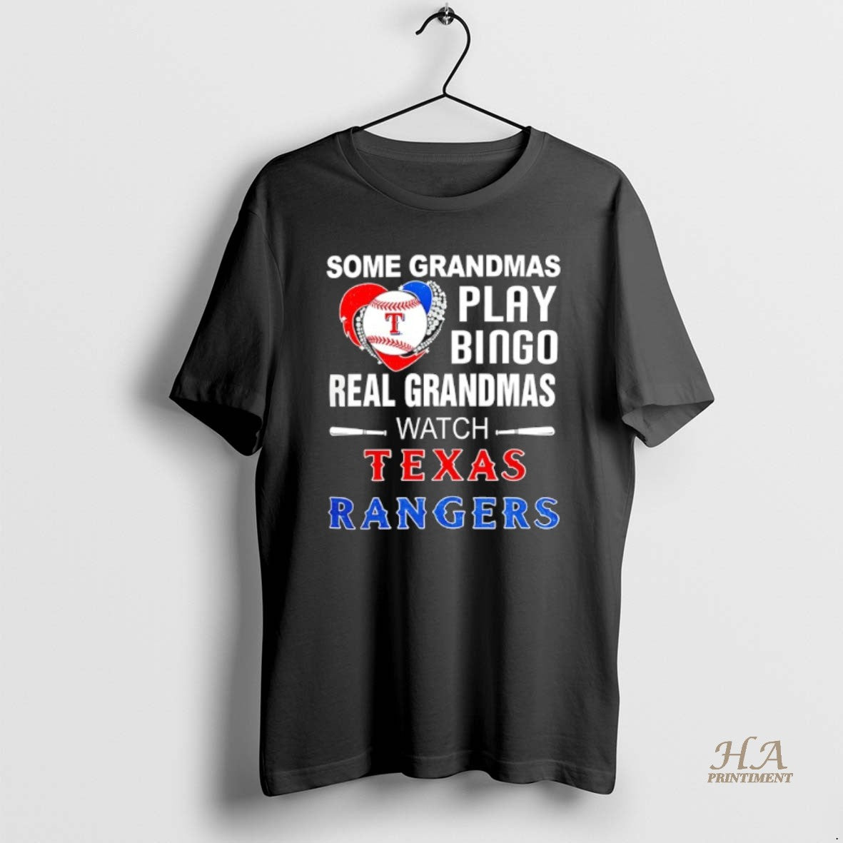 Official Some Grandmas Play Bingo Real Grandmas Watch Texas Rangers T-Shirts, Hoodie, Sweatshirt | InkNestWear.com