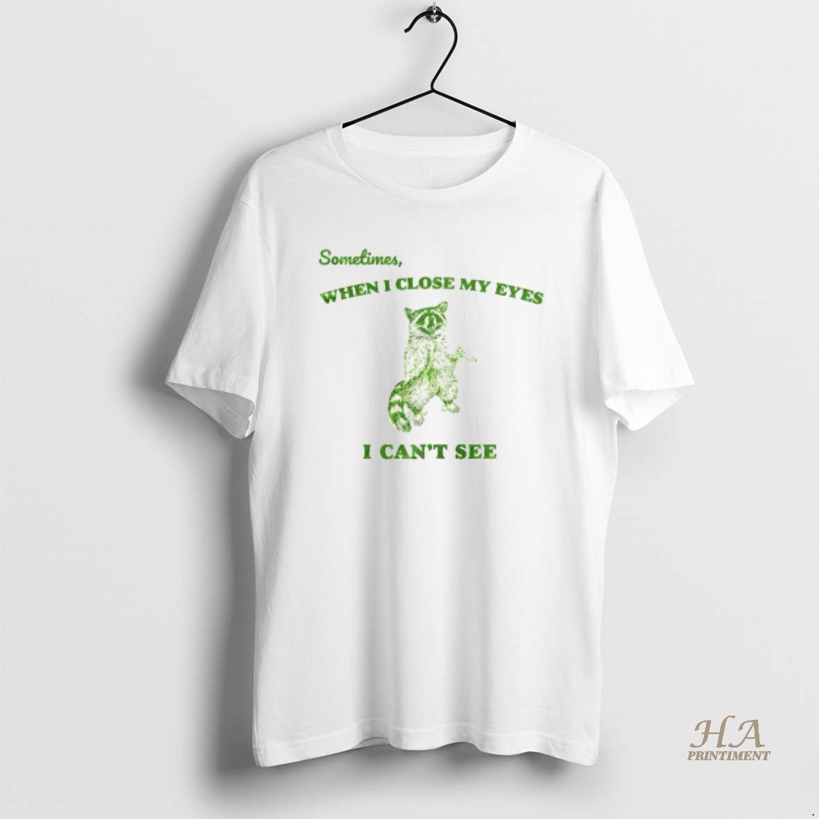 Official Sometimes When I Close My Eyes I Cant See Vintage Raccoon T-Shirts, Hoodie, Sweatshirt | InkNestWear.com