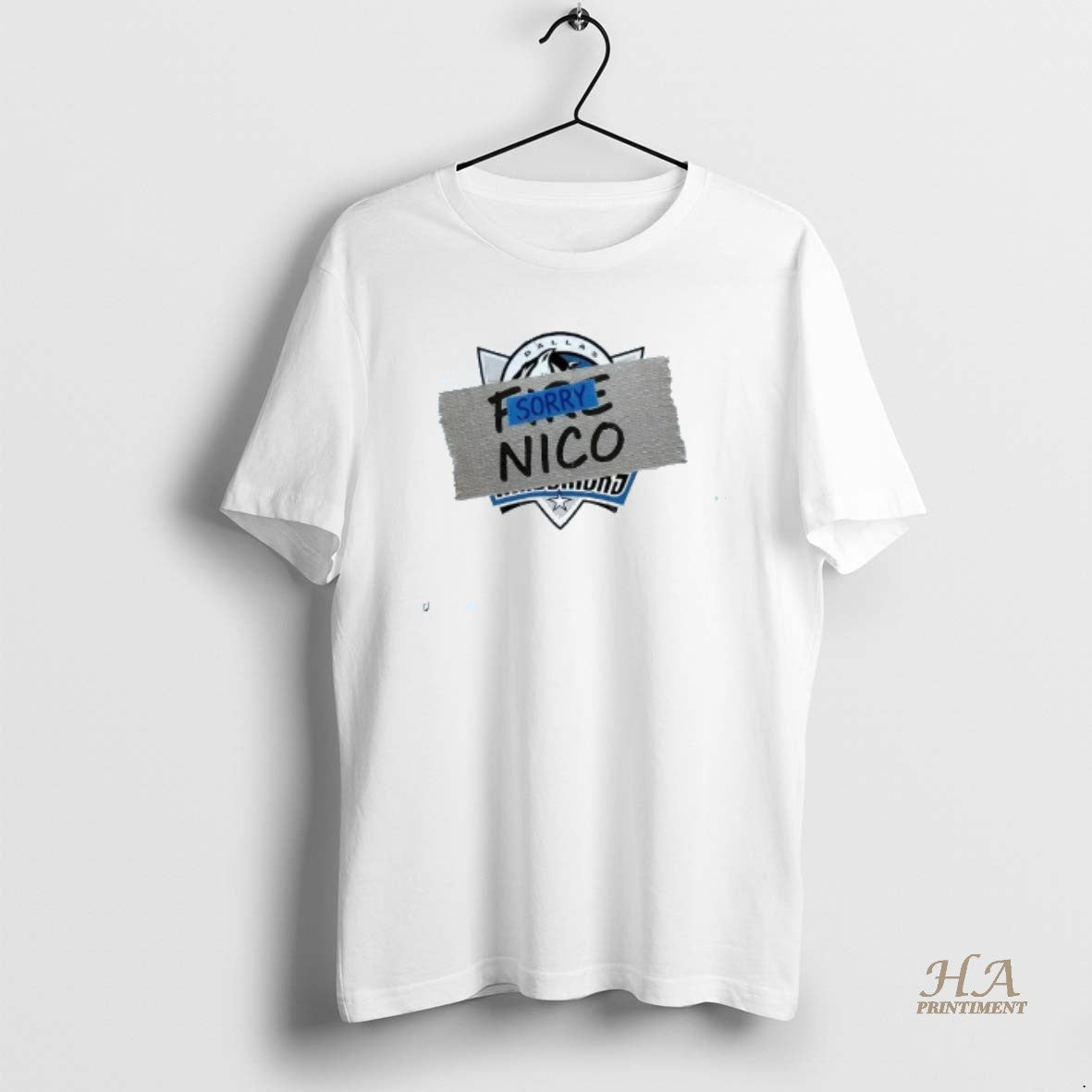Official Sorry Nico Tape Dallas Mavericks T-Shirts, Hoodie, Sweatshirt | InkNestWear.com