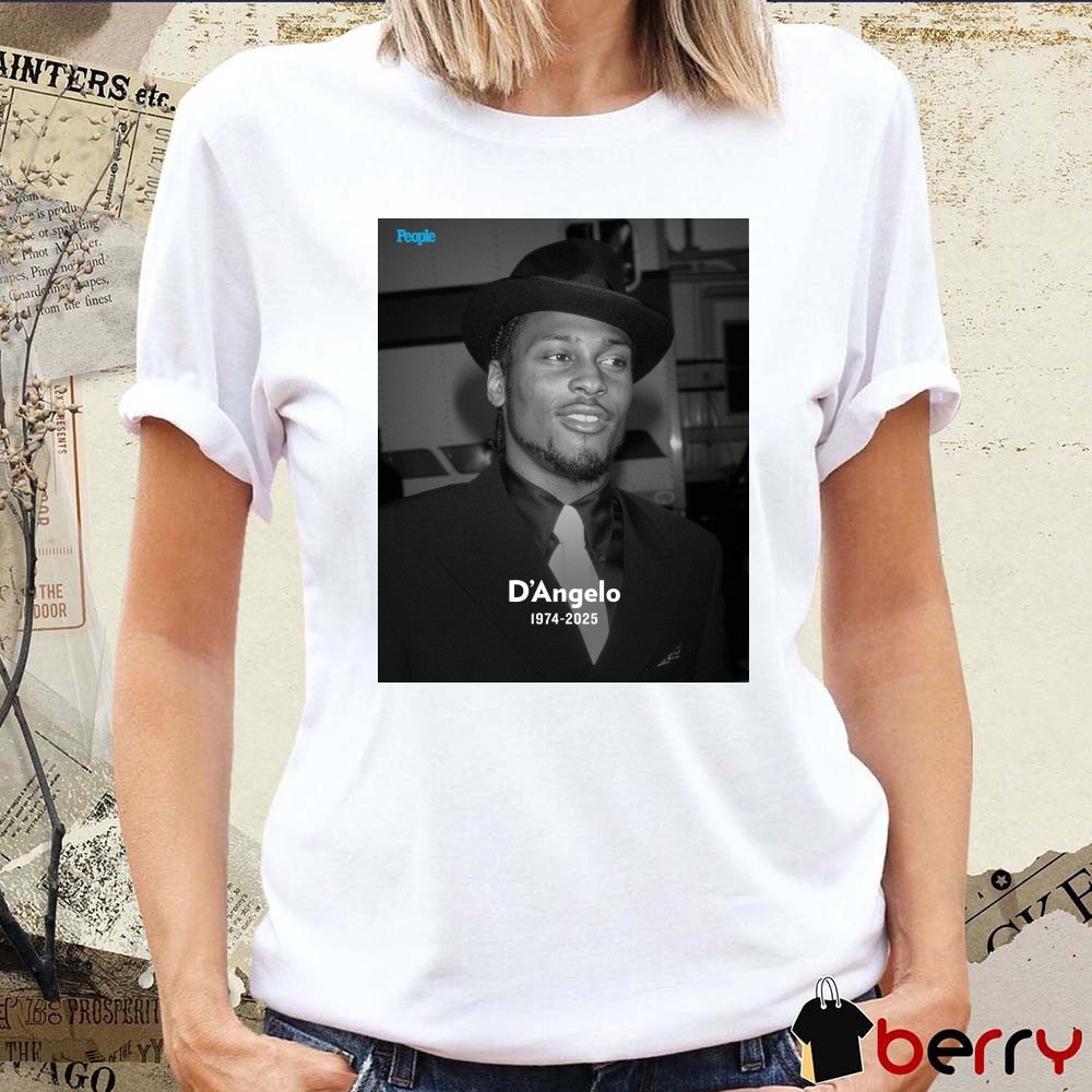 Soul legend and Brown Sugar hitmaker D’Angelo has died 1974 – 2025 Poster t-shirt