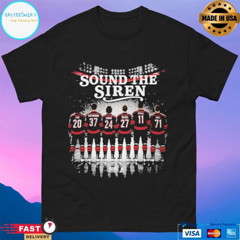 Sound The Siren Carolina Hockey 2026 Playoffs T-shirt