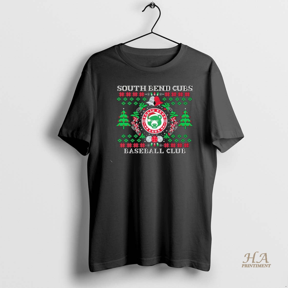 Official South Bend Cubs Baseball Club Wreath Christmas T-Shirts, Hoodie, Sweatshirt | InkNestWear.com
